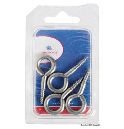 Œillets inox à vis 28 x 3 mm Blister 10 pièces Osculati - Oeillets ...
