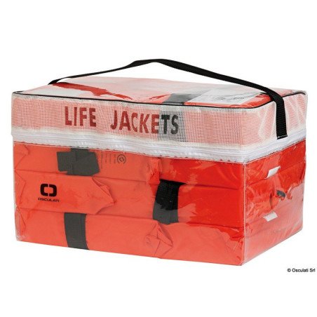 Sac en PVC pour 4 gilets 100N de sauvetage Osculati - Sac pour gile...