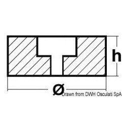 Anode poupe aluminium 125x38 mm Osculati - Anode poupe - discount-n...