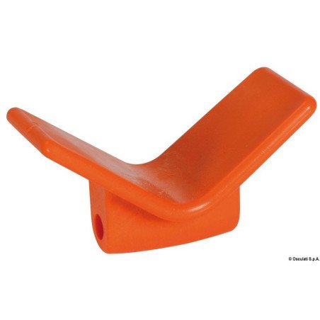 Butée de proue orange polyuréthane 150x67x89mm Osculati - Butée de ...