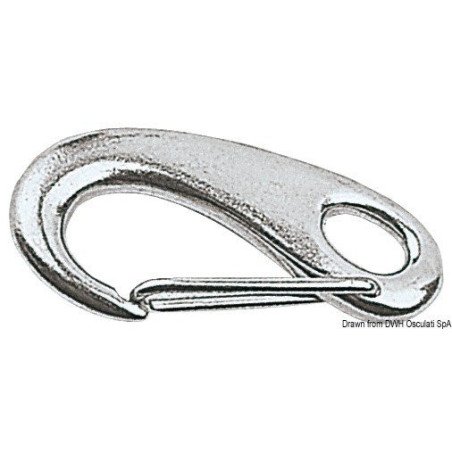 Mousqueton AISI 316 ouverture à ressort 31 mm Osculati - Mousqueton...