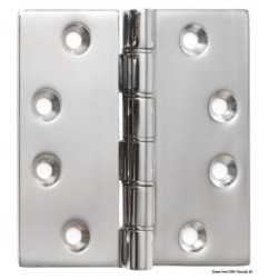 Charnière inox 102 x 102 x 4 mm Osculati - Charnière en acier de mo...
