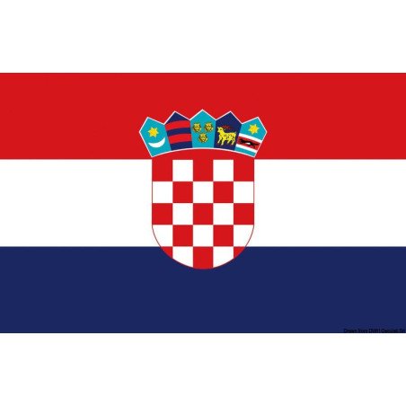 Pavillon Croatie 70 x 100 cm Osculati - Pavillon - Croatie - discou...