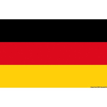 Pavillon Allemagne 20 x 30 cm Osculati - Pavillon - Allemagne - dis...