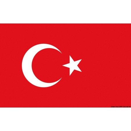 Pavillon Turquie 40 x 60 cm Osculati - Pavillon - Turquie - discoun...