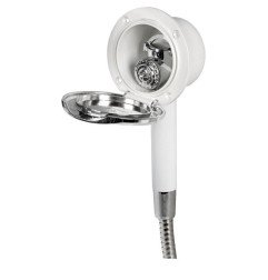 Boîtier douche chromé Classic Evo tuyau PVC 2,5 mm Montage à la ver...