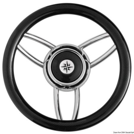 Volant Blitz couronne en carbon - Volant Bliz - discount-nautic.com