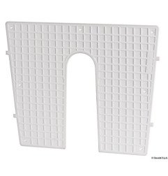Plaque protection plastique poupe blanc 430x350 mm Osculati - Plaqu...