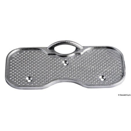 Plaque protection poupe aluminium 200x94 mm Osculati - Plaque de pr...