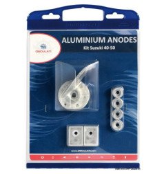 Kit anode Suzuki 40/50 HP magnésium Osculati - Kit anodes Suzuki - ...
