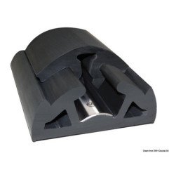 Défense de quai BINO noir 90x53 mm rouleau12m Tessilmare - Défense ...