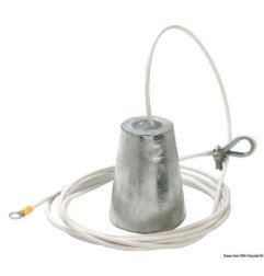 Anode de mouillage avec câble de fixation Osculati - Anode de mouil...