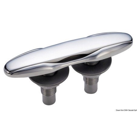 Taquet rétractable Smart AISI316 poli miroir 260mm Osculati - Taque...