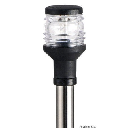Hampe Compact en inox 60 cm feu noir extractible à paroi Osculati -...