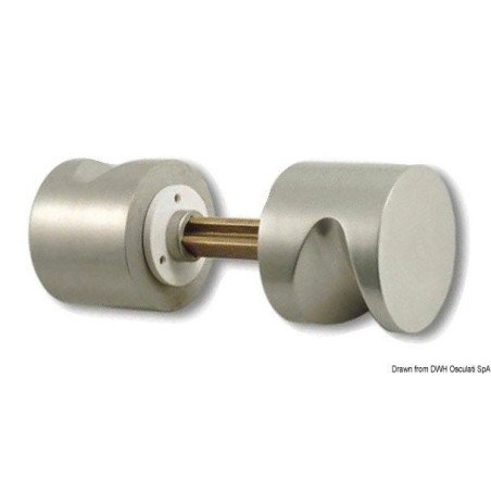 Poignée Classic Style aluminium anodisé 40x32 mm Osculati - Poignée...