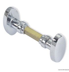 Poignée Classic Oval M laiton chromé 26x51 mm - - Poignées Classic ...