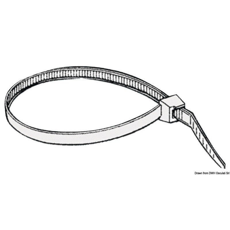 Collier de serrage thermorésistant 140 mm - - Colliers de serrage h...