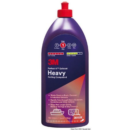 Polish p.oxydations fortes 946 ml 3M - Heavy cutting compound - Pol...