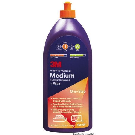 Polish pour oxydations moyennes 946 ml 3M - Medium Cutting Compound...