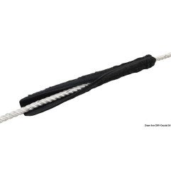 Protection coque laine noire. bouts Ø 14/22 mm Osculati - Protectio...