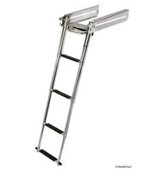 Echelle sous plate-forme coulissante 4 marches Osculati - Echelle s...