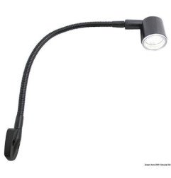 Spot flexible 6 LED tête de lit noir Batsystem - Spot LED articulé ...