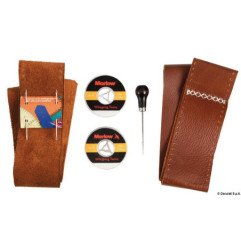 Kit p.revêtir timons de cuir marron Osculati - Kit pour revêtir les...