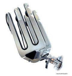 Wakeboard et/ou Surfboard 2 fourches aluminium Osculati - étriers p...