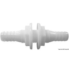 Passe-coque nylon blanc 19/20 mm Osculati - Passe-coque en nylon - ...