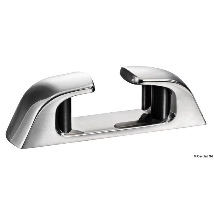Chaumard droit à rouleau en inox Capri 212 mm