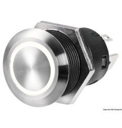 Interrupteur FLAT inox (ON)-OFF 24 V rouge Osculati - Interrupteur ...