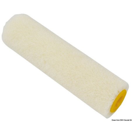Mini rouleau laine/velour poil court 10 cm 10 pièces Osculati - Rou...