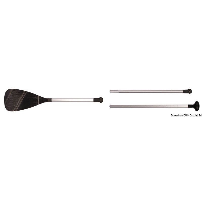 Pagaie SUP en aluminium 175/215 cm Scoprega - Pagaie SUP en alumini...