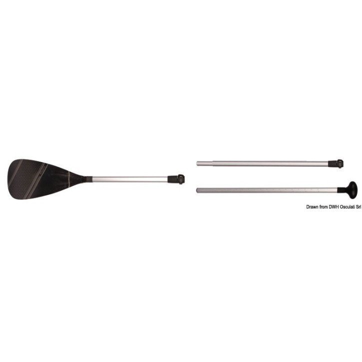 Pagaie SUP en aluminium 175/215 cm