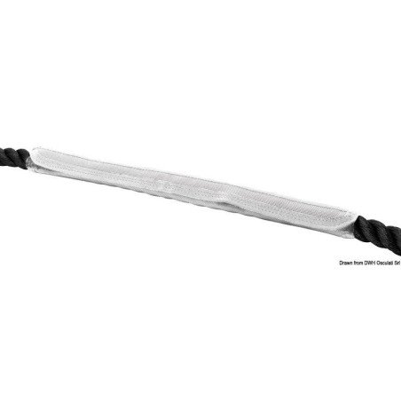 Protection pour bout en cordage 18/24 blanc Osculati - Protection p...