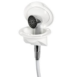 Douche de pont Nuvola douche Keji tuyau INOX 2,5m Osculati - Boîtie...