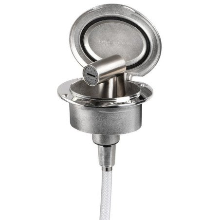 Boîtier douche Elissa douche Tiger tuyau Nylon blanc 2,5 m - Boîti...