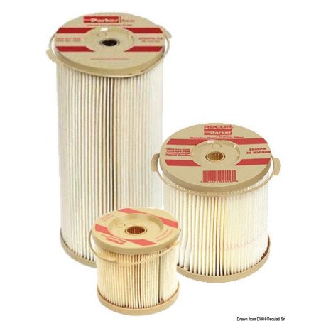 Cartouche rechange RACOR 10 micron p. 500MA Incofin - Cartouches or...