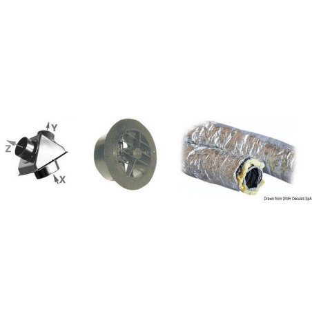 Kit accessoires deuxième sortie air B Climma - Systèmes à détente d...