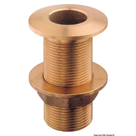 Passe-coque en bronze GUIDI 1/2" - Passe-coque en bronze - discoun...