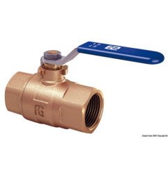 Vanne à bille F-F GUIDI en bronze plein débit 1"1/4" - Vanne à bil...