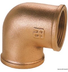 Raccord coudé 90° en bronze F-F GUIDI 3" - Raccord coudé 90° en br...
