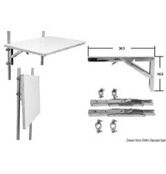 Brasinox support table (Paire) 303x165 mm