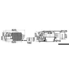 Climatiseur marin CLIMMA B 220 V 12000 Btu/h