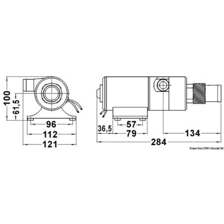 Broyeur auto-amorçant 24 V 45 l/min