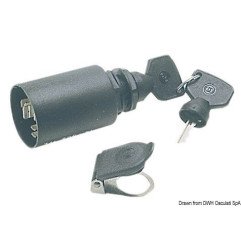Clé de démarrage étanche Osculati - Clé de démarrage étanche IP65 -...