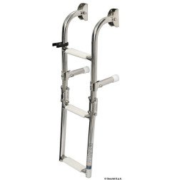 Echelle repliable AISI 316 très étroite 3 marches