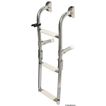 Echelle repliable AISI 316 étroite 3 marches