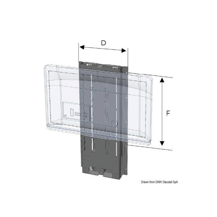 Supports TV UP-DOWN TV-LIFT 750 mm 12 V Supports TV UP-DOWN TV-LIFT 750 mm 12 V