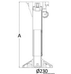 Support siège WAVERIDER avec amortisseur 500/630mm